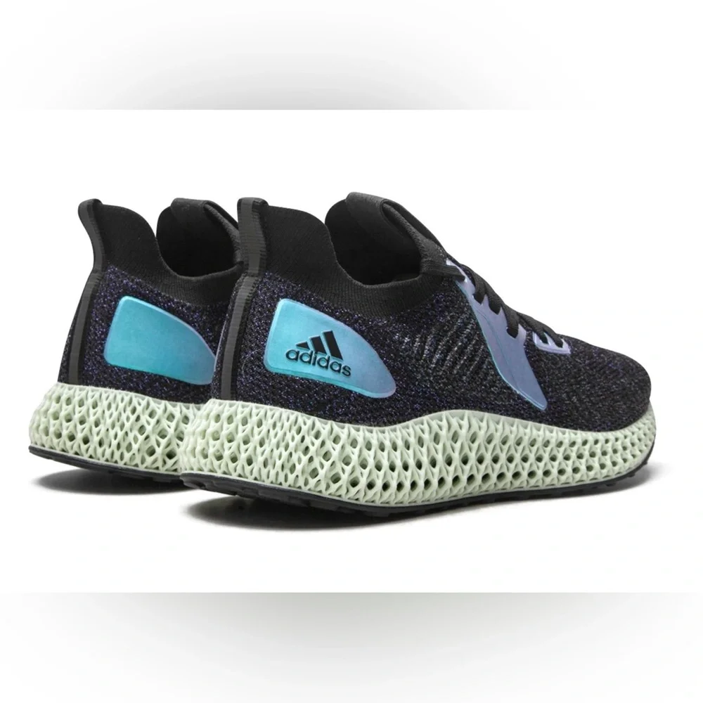 Adidas Men’s Alphaedge 4D in black iridescent size 8‎ running shoes
